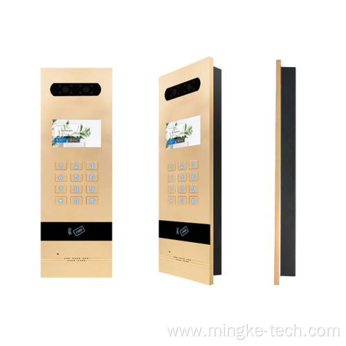 MingKe Wired Camera Doorbell Video Intercom System Apartment